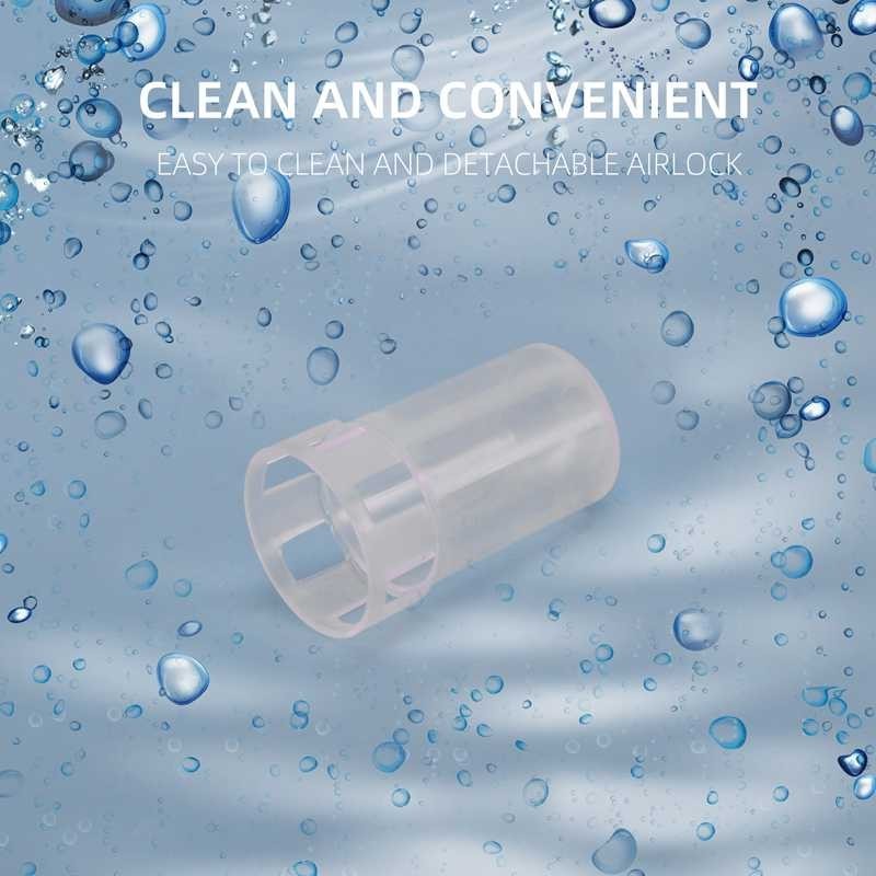 ชุดล็อคลมสําหรับหมัก, 20 ชิ้นซิลิโคน แหวนยาง และ แอร์ล็อค พลาสติก 6 ชิ้นสําหรับรักษา, การต้มเบียร์, ทําไวน์, หมักกะหล่ําปลีดอง, - รูปที่ 3