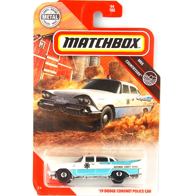 2020 เบอร ์ 094 Matchbox Matchbox City Hero Car 59 Dodge Country Patrol