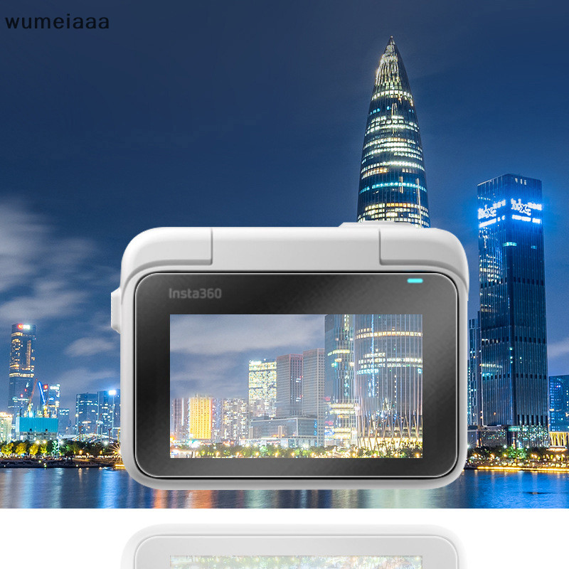 Wumeiaa 1PCS HD กระจกนิรภัยป ้ องกันฟิล ์ มสําหรับ Insta360 GO 3 ป ้ องกันหน ้ าจอสําหรับ Insta 360 GO3 อุปกรณ ์ เสริมกล ้ อง TQ