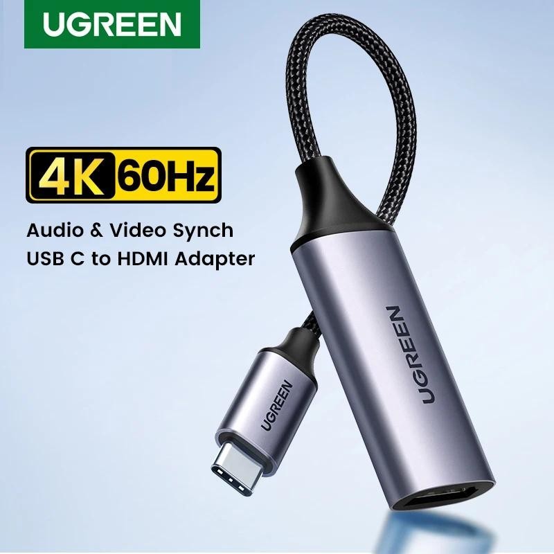 Ugreen สาย HDMI สาย USB Type C เป็น HDMI 4K USB C อะแดปเตอร์ HDMI สําหรับคอมพิวเตอร์พีซี Samsung Galaxy สาย HDMI