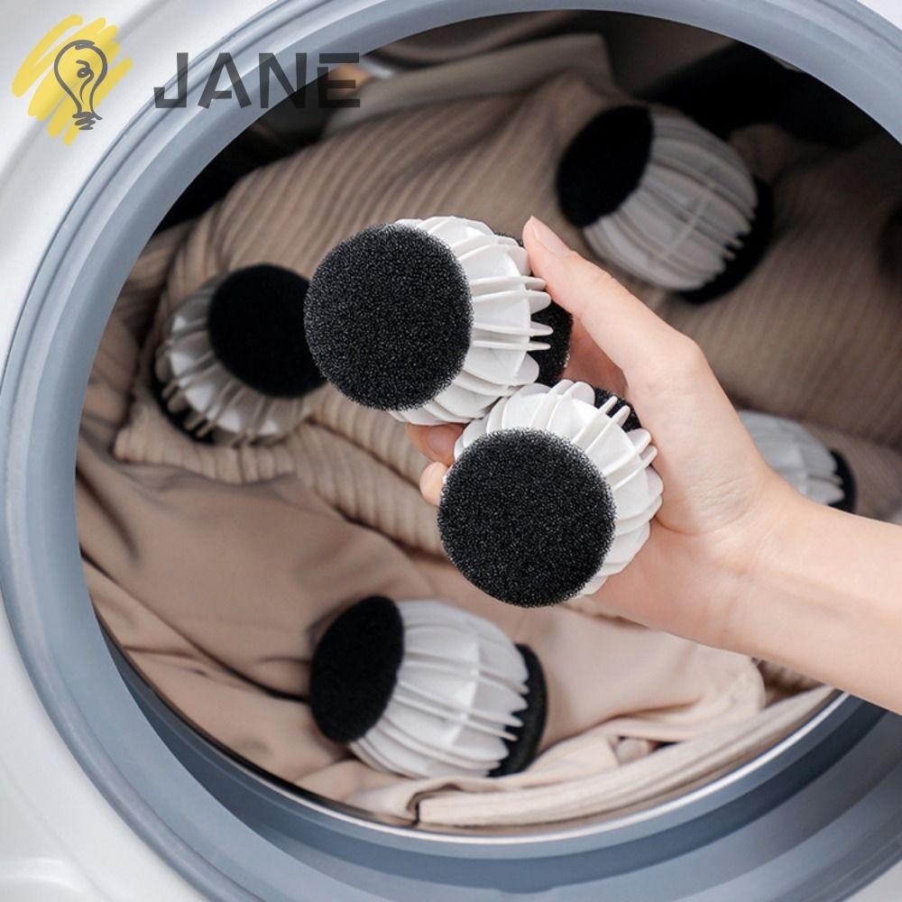 Jane ซัก 2 ชิ้น|ลูกบอลซักผ้า, ลูกบอลซักผ้าซิลิโคนป้องกันการม้วน, เครื่องมือลูกทําความสะอาดเครื่องกําจัดขนแบบใช้ซ้ําได้