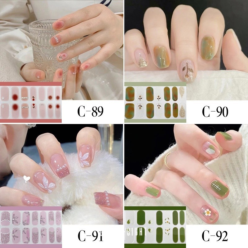 สติ๊กเกอร์ติดเล็บ แบบบาง ลายการ์ตูน ราคาถูกส่งจากไทย สติ๊กเกอร์ติดเล็บ 3D - รูปที่ 2