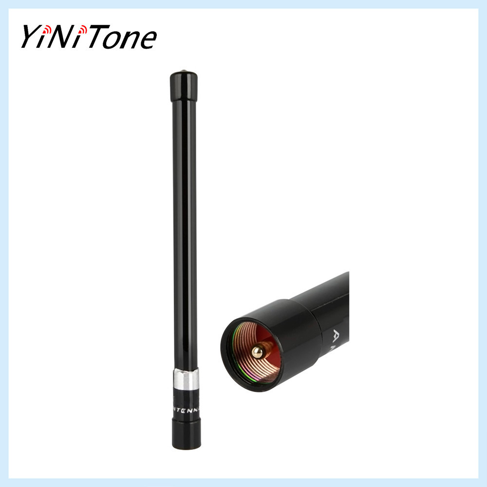 Nl-350 สีดํา PL259 เสาอากาศรถวิทยุมือถือ VHF 130-174MHZ ไฟเบอร ์ กลาส Aerial High Gain