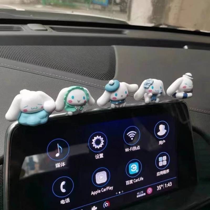 Internet Celebrity Car Interior Design Accessories Cinnamoroll Babycinnamoroll Car Decoration Decora