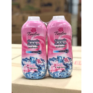 ทเวลฟ์ พลัส Twelve Plus แป้งหอมเย็น ไวท์เทนนิ่ง เอ็กซ์ตร้าคูล แพ็คคู่ 270 กรัม. ( เอ็กซ์ตร้าคลู ฟ้า , ชมพู / ไวท์เทนน