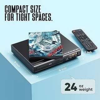 เครื่องเล่นแผ่น DVD/VCD/CD/USB เครื่องเล่น VCR พร้อมสาย AV/HDMI