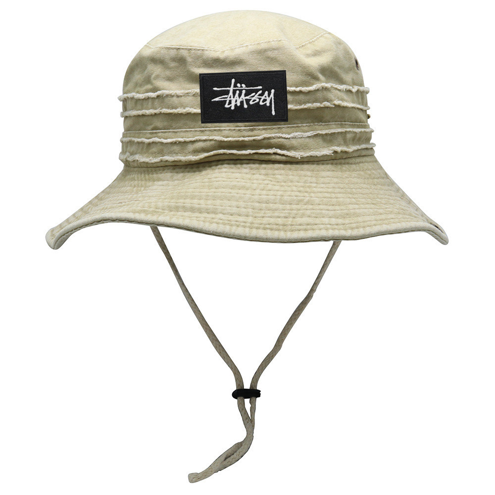 Stussy Bucket Hat Breathable Adjustable Fishing Camping Sun Hat