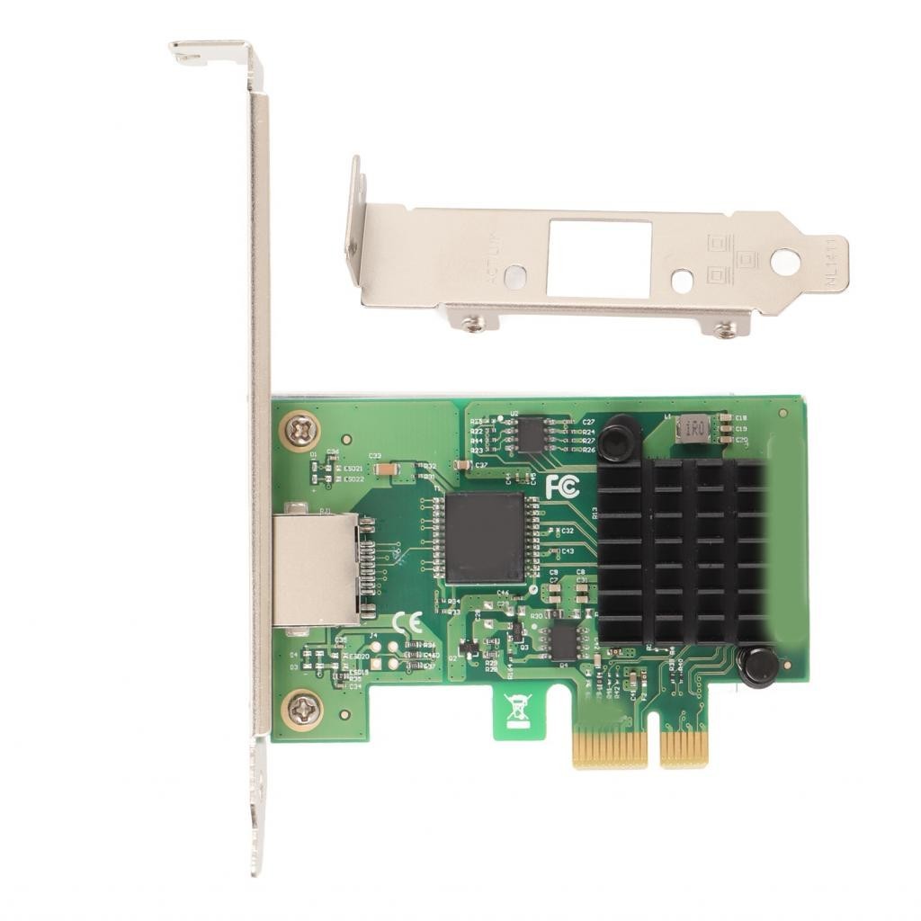 Gigabit Ethernet Server Adapter Plug and Play I226 T1 PCI E X1 พอร์ตเดียว 2.5G เครือข่ายประหยัดพลังง