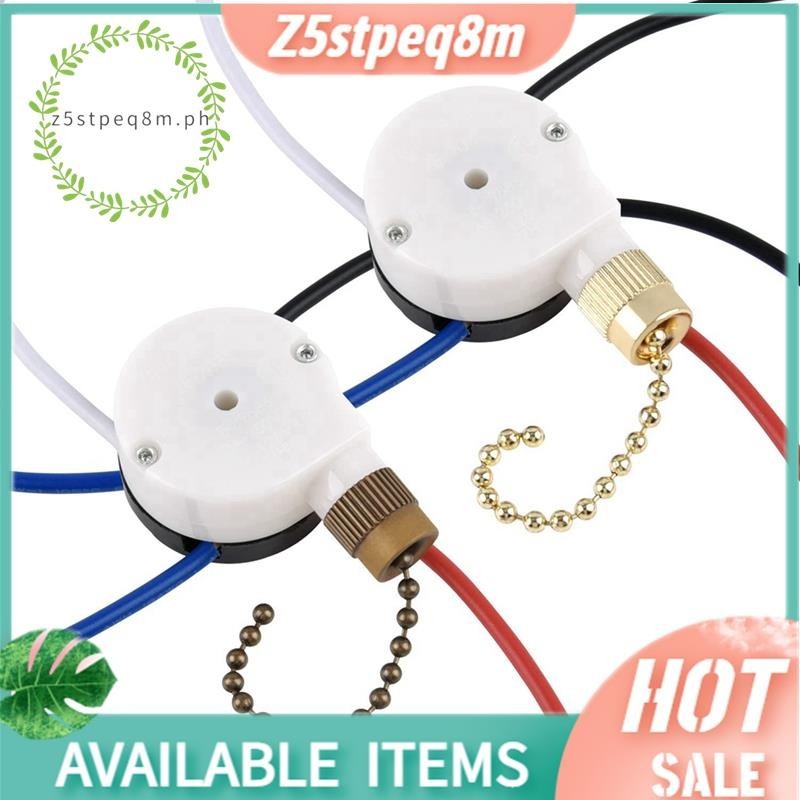 Z5stpeq8m ชุดสวิตช์พัดลมเพดาน ZE-208S E89885 โซ่ดึงสาย 3 ความเร็ว 4, ชิ้นส่วนพัดลมเพดาน, สวิตช์ควบคุ