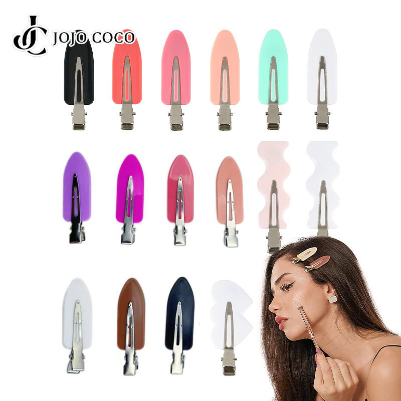 JOJO COCO 5 ชิ้นกิ๊บติดผมไม่มีรอยต่อด้านข้าง Bangs Barrette แต่งหน้าล้างหน้าอุปกรณ์เสริม