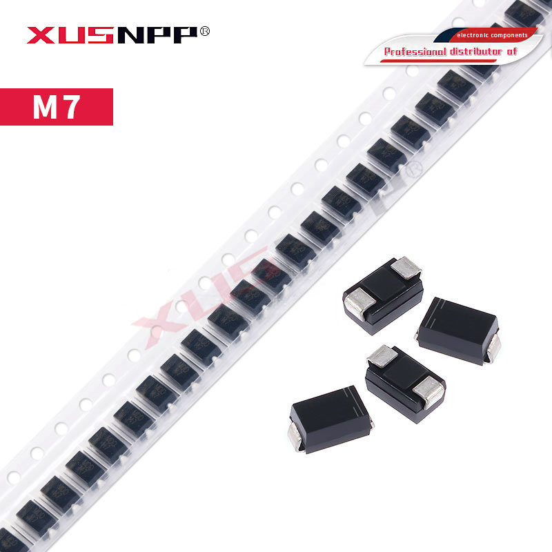 100PCS M7 1N4007 IN4007 วงจรเรียงกระแสไดโอด 1N4001 M1 1N4004 M4 SF14 ES1D SF18 ES1J HER108 US1M FR20