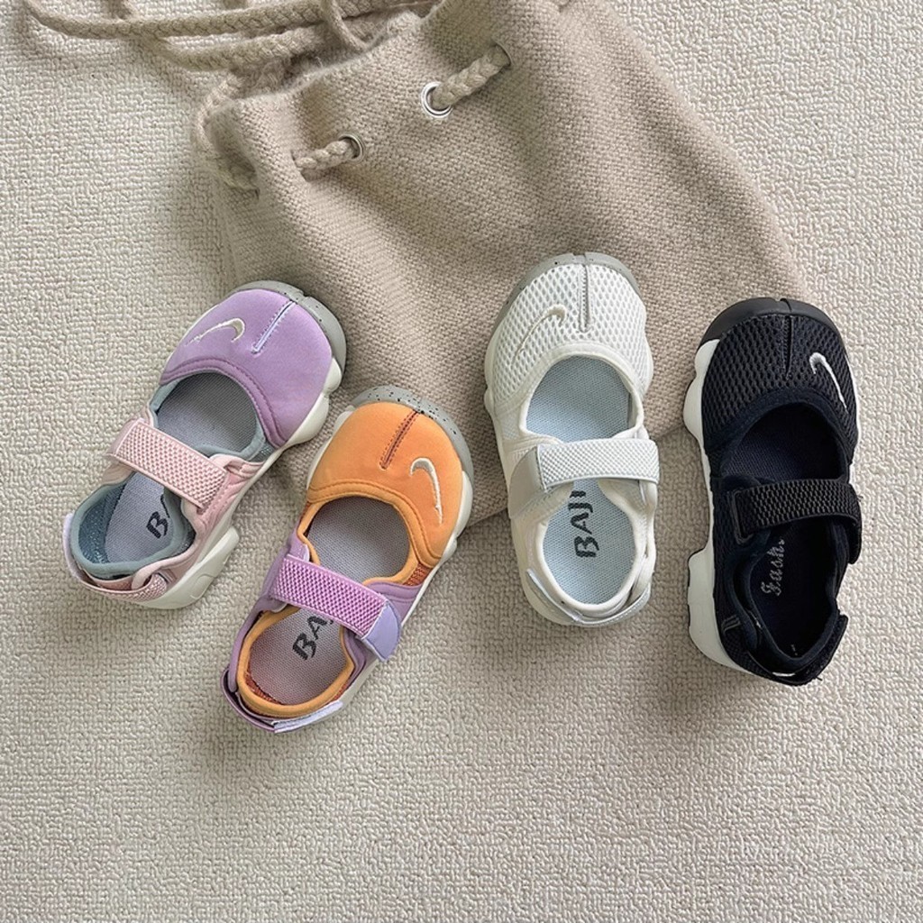 สาวกีฬารองเท ้ านักเรียนแฟชั ่ น Soft-Soled Breathable รองเท ้ าตาข ่ ายเด ็ กสาว Anti-Slip รองเท ้ าวิ ่ ง
