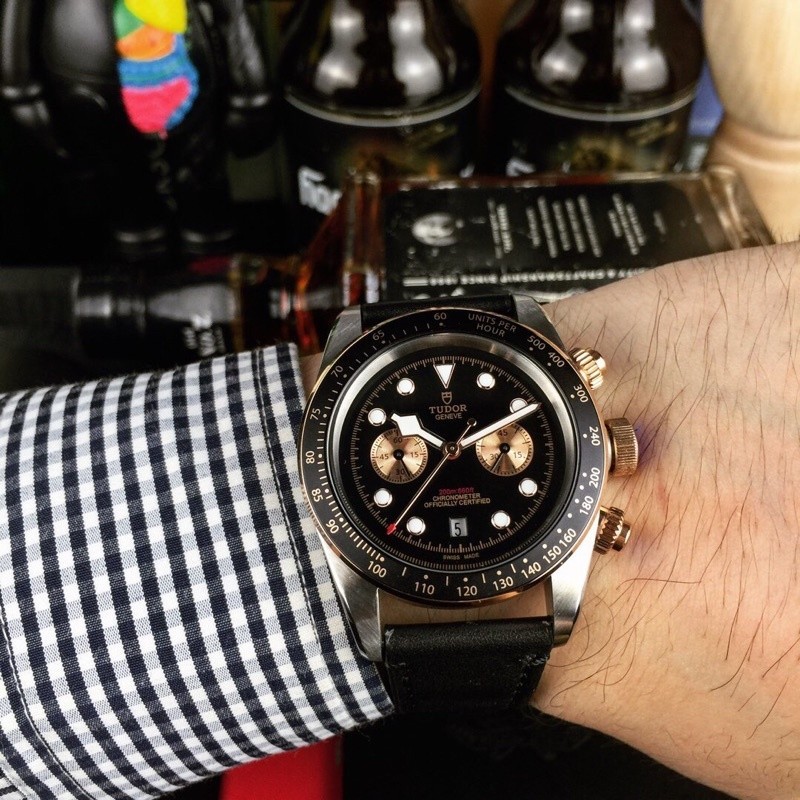 Tudor ZF Factory Biwan Series Swiss การเคลื่อนไหวอัตโนมัติขนาด: 41 มม.กระจกแซฟไฟร์สายนาฬิกาเหล็กหัวเ