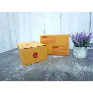 กล่องไปรษณีย์ เบอร์ AB ขนาด 14×20×12 ซม. กล่องพัสดุฝาชน แพ็ค 20 ใบ หนา 3 ชั้น ราคาส่ง พร้อมส่ง Quickcool