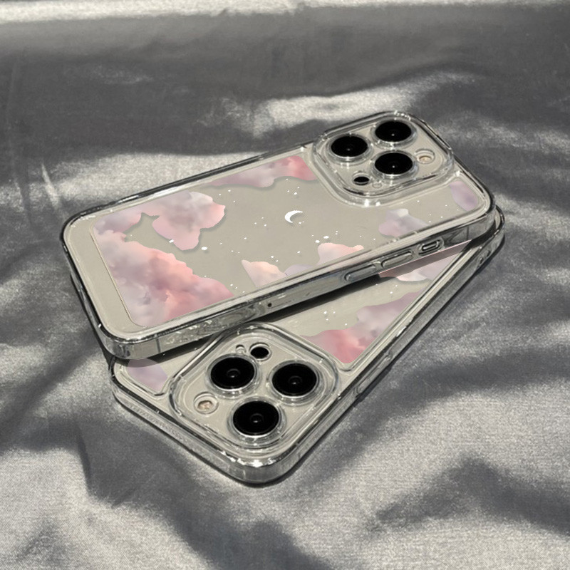 Space Case for Samsung A07 A17 A06 A16 A55 S25 A54 A15 A05 A05S A34 A24 A22 A23 A14 A35 A53 A12 A32 Clear กันกระแทก - รูปที่ 3