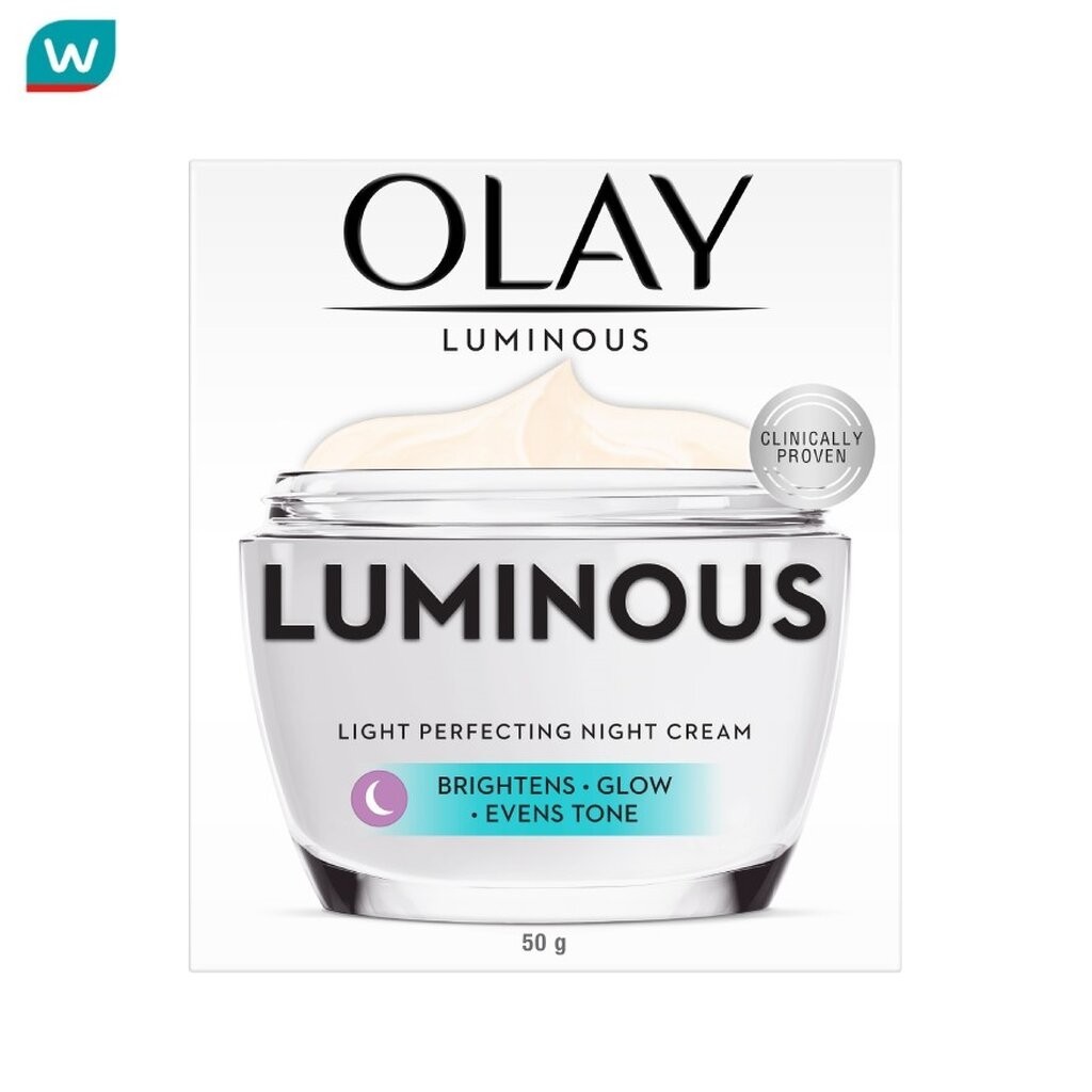 Olay โอเลย์ ลูมินัส ไลท์ เพอร์เฟคติ้ง ไนท์ ครีม 50 กรัม
