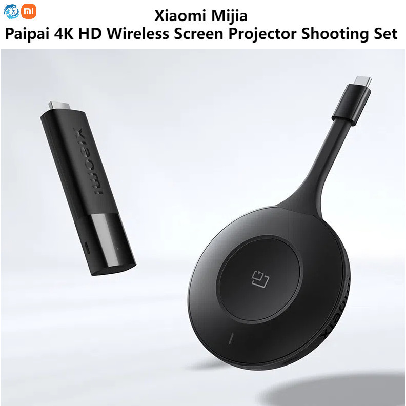 Xiaomi Paipai 4K HD โปรเจคเตอร์หน้าจอไร้สาย Xiaomi แบบพกพาโปรเจคเตอร์การเชื่อมต่อไร้สายแล็ปท็อปคอมพิ
