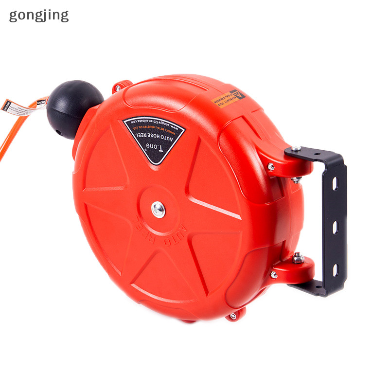Gong Compressor ท่อ Reel Retractable 10m เครื่องมือย้อนกลับอัตโนมัติ Commercial Reel หมุน Quick Coupler เครื่องอัดอากาศ th