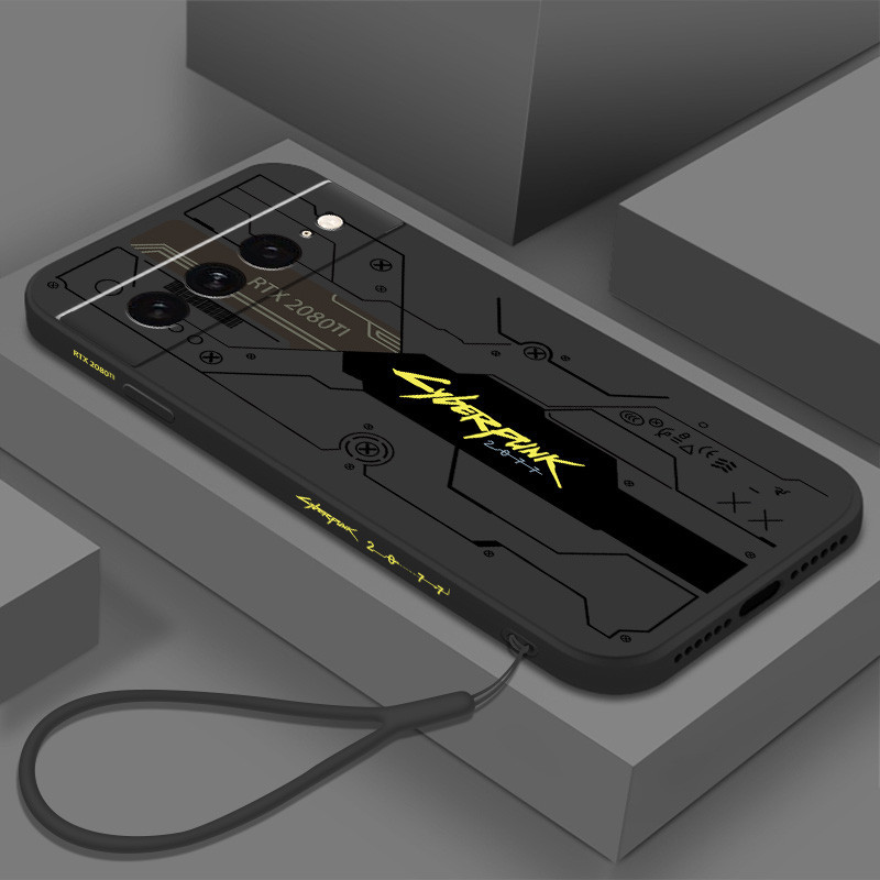 Casing Pixel 8 Pro Cyber Liquid Punk ซิลิโคนนุ ่ มสําหรับ Google Pixel 6 7 6A 7A 8 8A Pro Pixel6 Pix