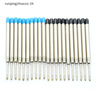 [ruiqingzhuccc] 10 ชิ้นหมึกสีฟ้า parker สไตล์มาตรฐาน 1.0 มม.ปากกาลูกลื่นเติม nib ขนาดกลาง [TH]