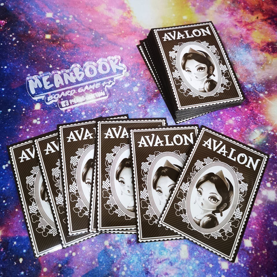 ซองใส่การ์ด Avalon อวาลอน (Double Puzzle : Merlin) Board Game ขนาดการ์ด : 57.5x89 mm.