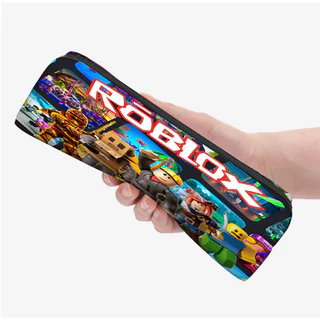 24*6*6เซนติเมตร Roblox ผ้าใบกรณีดินสอสาวเด็กกระเป๋าเหรียญผู้หญิงกระเป๋าเครื่องสําอางสํานักงานเครื่องเขียนออแกไนเซอร์เด็กอุปกรณ์การเรียน