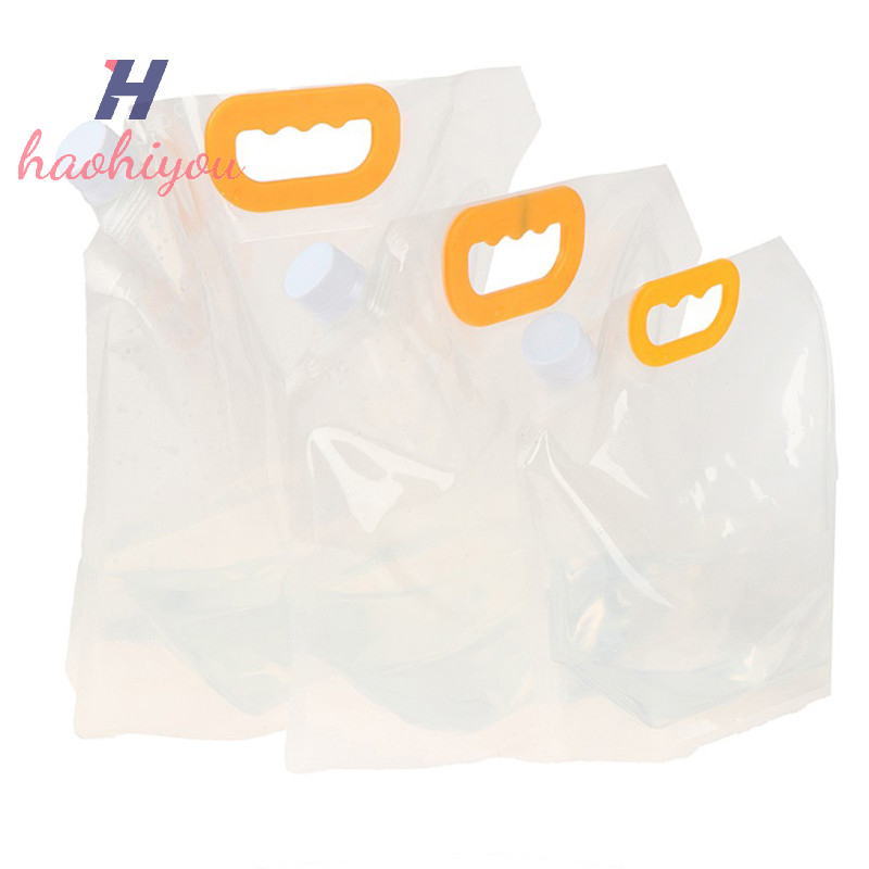 <haohiyou> 1 PC 1/1.5/2.5/5/10L ถุงดื่มใสแบบใช้ซ้ําได้เครื่องดื่มขวดถุงสุรา Nice