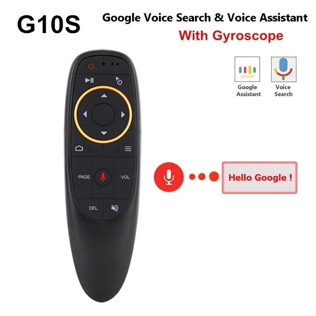 G10s Voice Remote Mini Fly Air Mouse 2.4G คีย์บอร์ดไร้สายเมาส์ Gyroscope