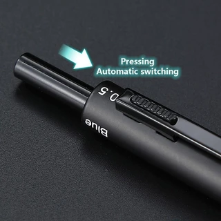 COMWANYW Gravity Sensing ปากกา,โลหะกดประเภท Multi-Function ปากกา, Creative 3 สีหมึก 4 in 1 Neutral ปากกาของขวัญนักเรียน