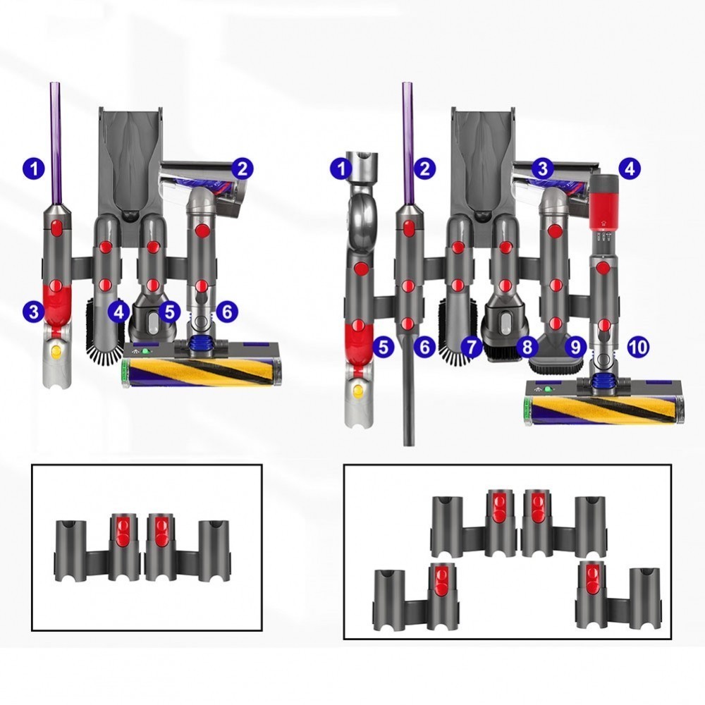 ✨ที่วางหัวฉีด สําหรับเครื่องดูดฝุ่น Dyson V7 V8 V10 V11 V12 V15