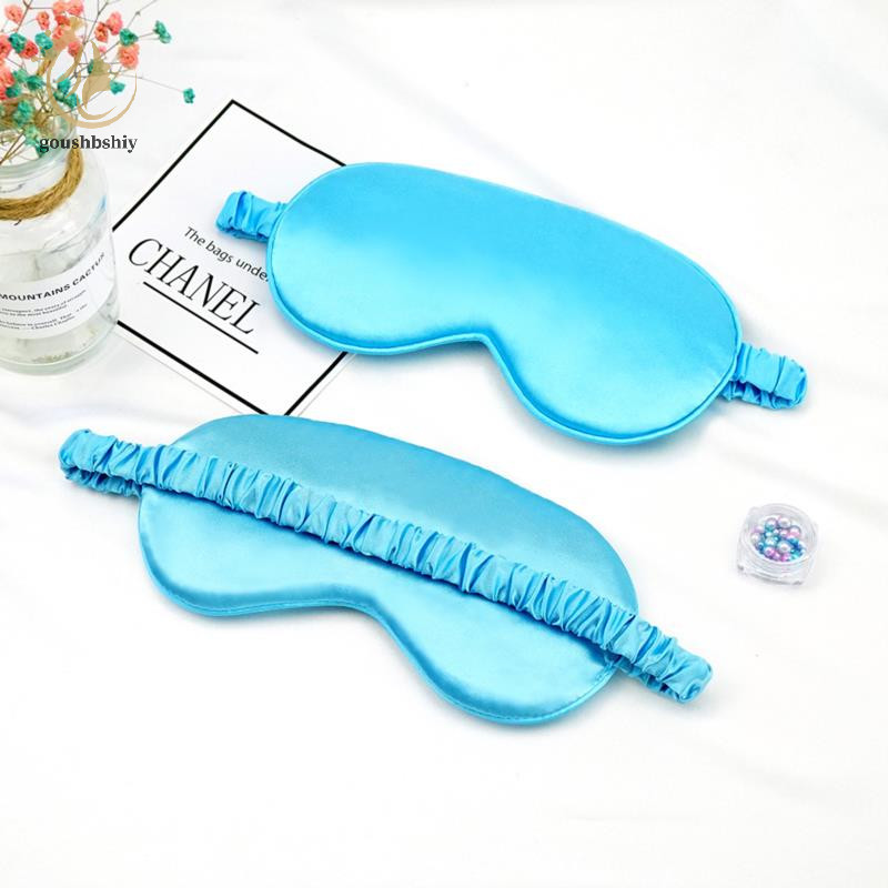 [goushbshiy] 1pc Eyeshade Sleeping Eye Mask Cover Eyepatch Solid Rest Relax Eye Shade TH