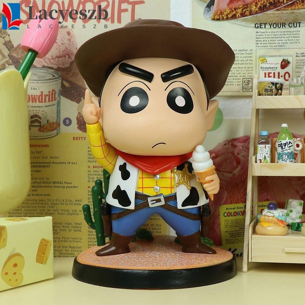 Lacyeszb เครยอนชินจังอะนิเมะรูป, McdonaldS รุ่น Q Shin-Chan Action Figure, ของสะสมของขวัญ PVC อะนิเมะการ์ตูน Crayon รูปของเล่นเด็กของเล่น