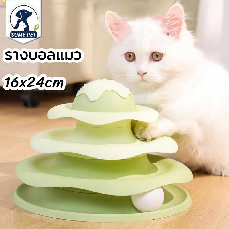 DOME PET😻ของเล่นแมว ของเล่นสุนัข รางบอลแมว ของเล่นเพื่อการศึกษา