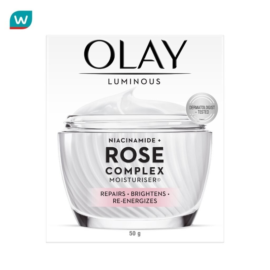 Olay โอเลย์ ลูมินัส ไนอะซินาไมด์ โรส คอมเพล็กซ์ มอยส์เจอร์ไรเซอร์ 50 กรัม