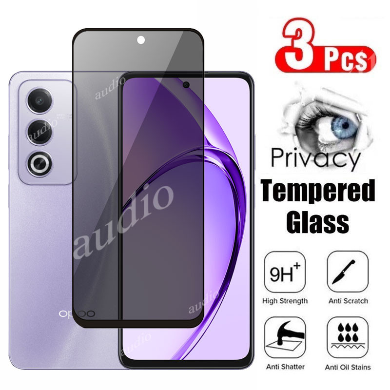 สําหรับoppo a3 Pro a3pro 5G 2024 ความเป็นส่วนตัวป้องกันหน้าจอกระจกนิรภัยป้องกันฟิล์มสําหรับOPPO a3 Pro a3pro 3A Pro OppoA3 Pro OppoA3Pro 5G Anti-Peepกระจกโทรศัพท์ด้านหน้าAnti-Spyฟิล์ม