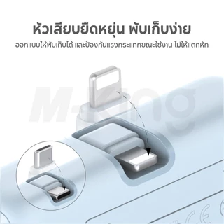 [พร้อมส่ง ส่งด่วน ] Orsen Eloop รุ่น E61 แบตสำรอง ไม่ต้องพกสาย ชาร์จเร็ว 5000mAh 20W Power Bank