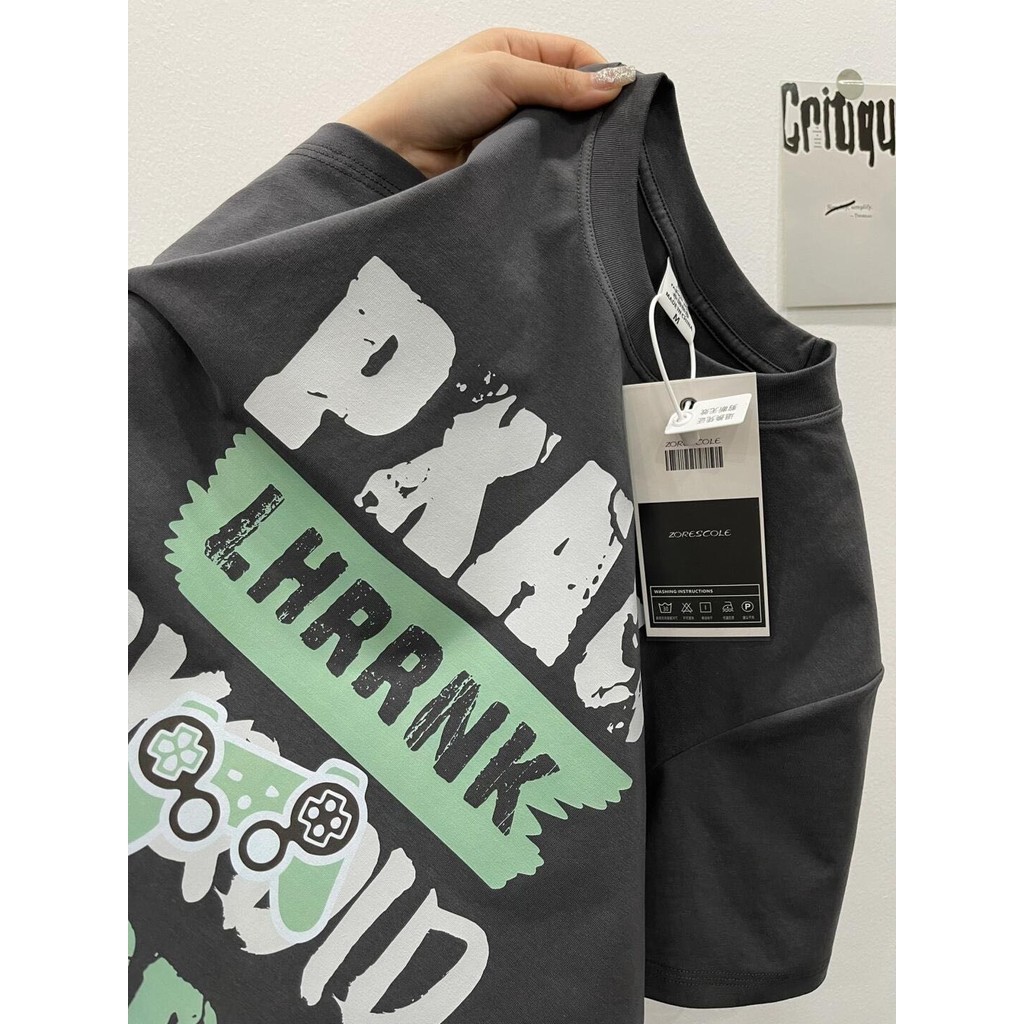 พร้อมส่ง เสื้อ พร้อมส่ง เสื้อยืดแขนสั้น คอกลม โอเวอร์ไซซ์ สไตล์เกาหลี แฟชั่นสําหรับผู้ชาย และผู้หญิง S-XXXL oversize