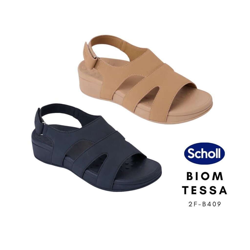 Scholl รุ่น BIOM TESSA 2F-B409 รองเท้าแตะสกอลล์ แบบสวม รองเท้าสุขภาพ