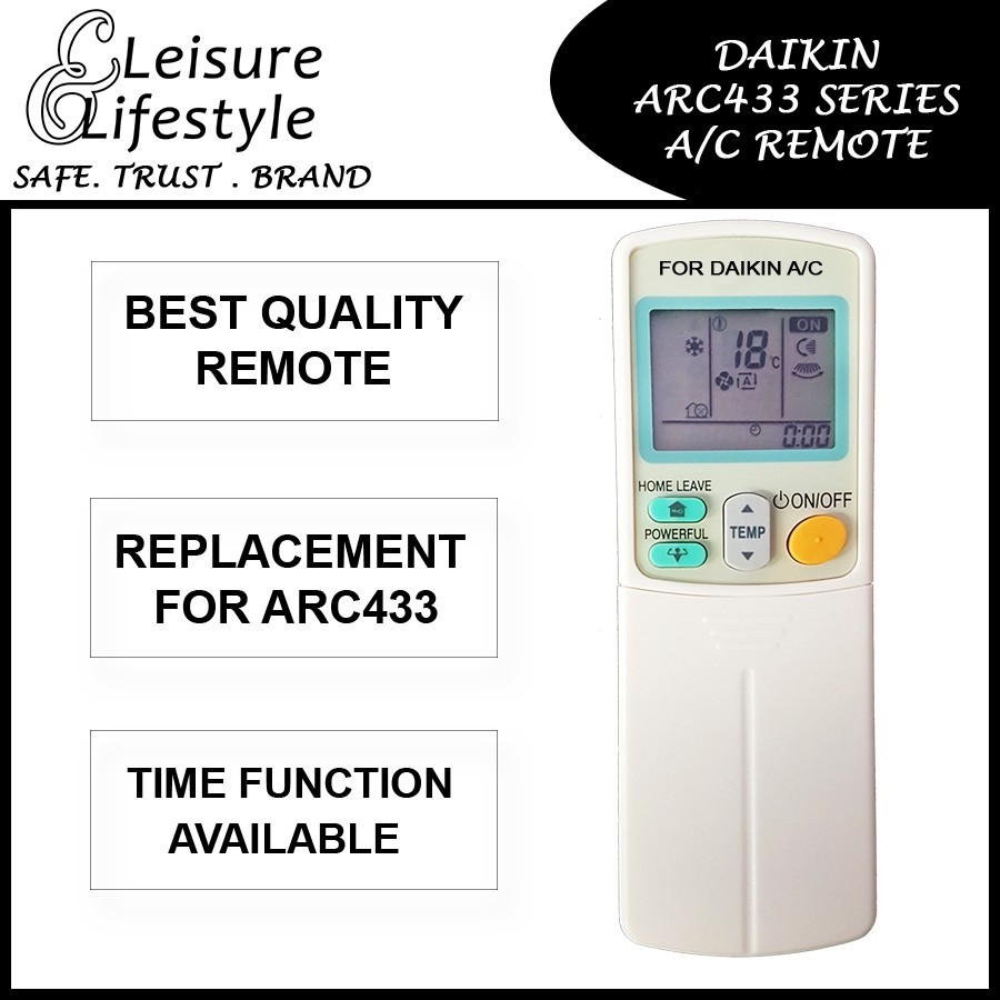 สําหรับรีโมทคอนโทรล Daikin Aircon ARC433 รีโมท Daikin