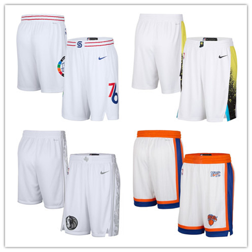 [กดร้อน]กางเกงบาสเก็ตบอล 2025 Suns Lakers 76ers Warriors Pocket