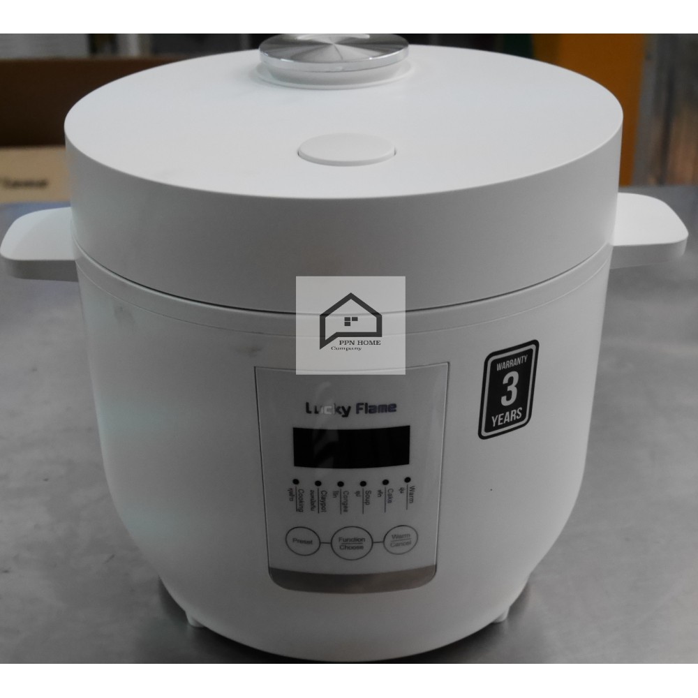 หุงดี Lucky Flame หม้อหุงข้าวดิจิตอล ขนาด 1 ลิตร 6ฟังก์ชั่นหุงข้าวอัจฉริยะ รุ่น LRE-10D6