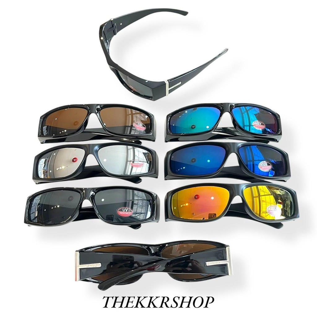 SUNGLASSES Sport KD9851 กันแดดกันลม เลนส์โพลาไลซ์ ใส่ตกปลามองภาพชัด