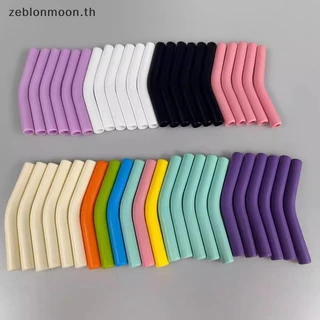 [HM] 6 ชิ้น/เซ็ตซิลิโคนอ่อนนุ่มฟางครอบคลุมเคล็ดลับครอบคลุม Fit สําหรับหัวฉีดฟางสแตนเลสแบบใช้ซ้ําได้กว้าง 9 มม. {th}