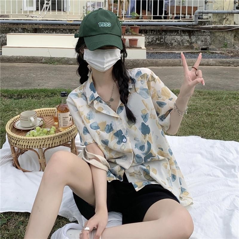 KOKO เสื้อแขนสั้นลายดอก ผู้หญิง ผ้าชีฟอง W223 thumbnail 7