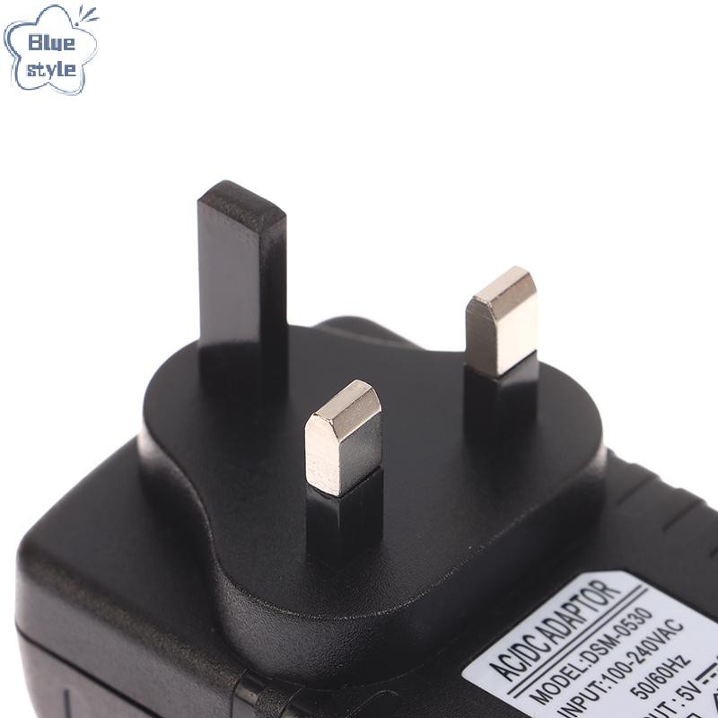 Bluestyle 1 PC คุณภาพสูง 5V 3A Micro USB AC/DC Power Adapter AU EU UK US Plug Charger Supply 5V3A สําหรับ Pi Zero แท็บเล็ตพีซีใหม่