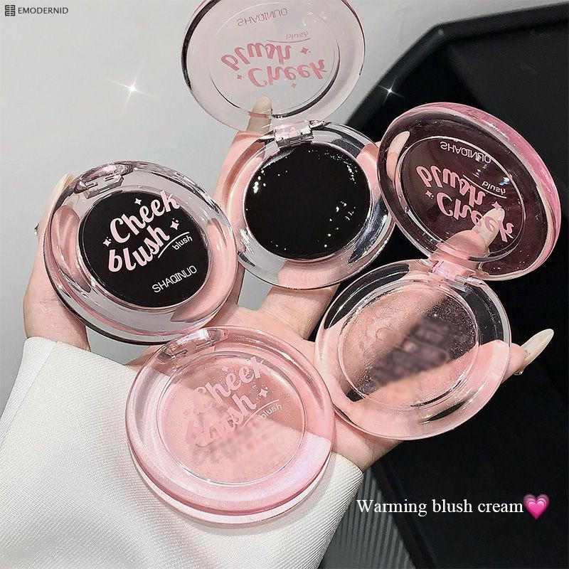 สินค้าใหม่ เปลี่ยนสีครีมบลัชออนไม่ซีดจางสีฟ้าธรรมชาติ ให้ความชุ่มชื้น ธรรมชาติ