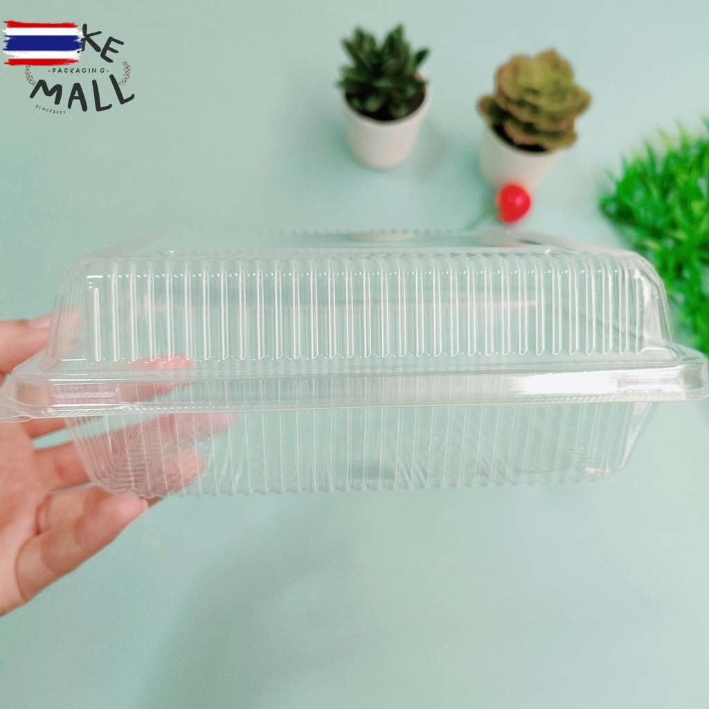 กล่องใส BL-104 ฝาล็อค / ไม่ล็อค รรจุ 100 ชิ้น/แพ็ค ไม่มีไอน้ำ กล่องพลาสติกใส 104 กล่องข้าว bl-014a b