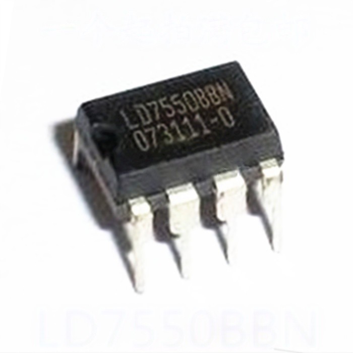 ((1 ชิ้น) ชิ้นส่วนอิเล็กทรอนิกส์ LD7550BBN LD7550 DIP-8 PWM Controller LCD Power Chip IC