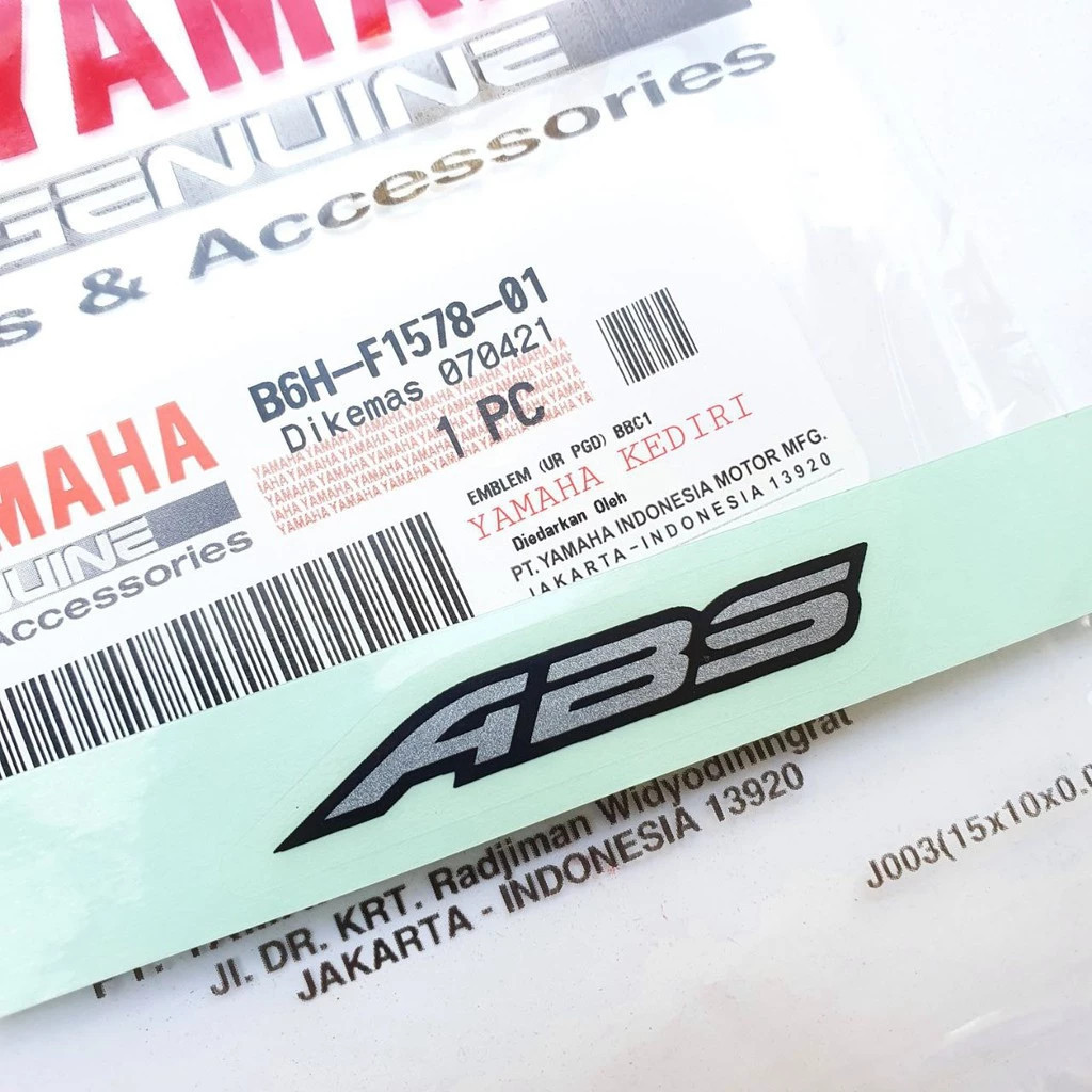 Original Yamaha B6H-F1578-01 ABS Emblem All New Nmax 2020 สีขาว / B6H-F1578-01 FSX HP Original YGP F