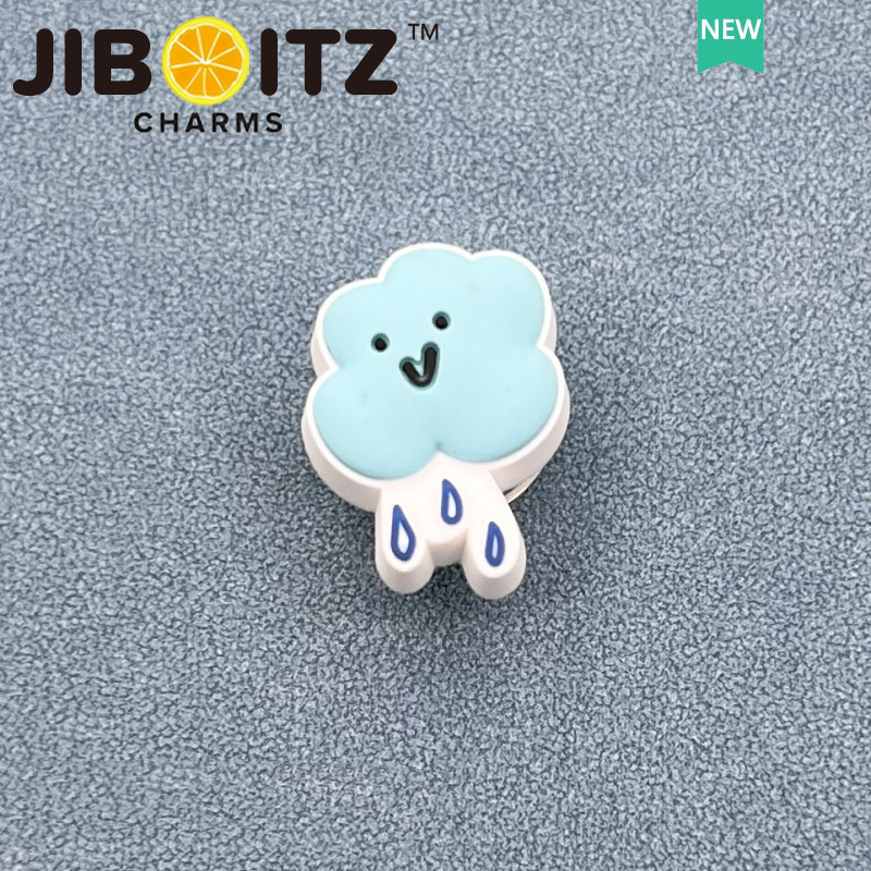 JIBBITZ cross charms ตัวติดรองเท้า Rainbow Sun ดีไซน์สดใส ตัวติดรองเท้า cross